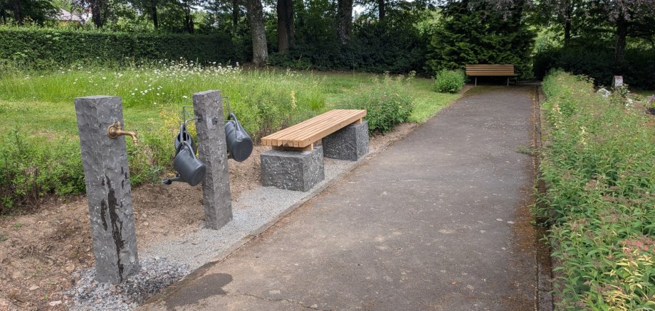 Wasserstelle Friedhof Mückeln