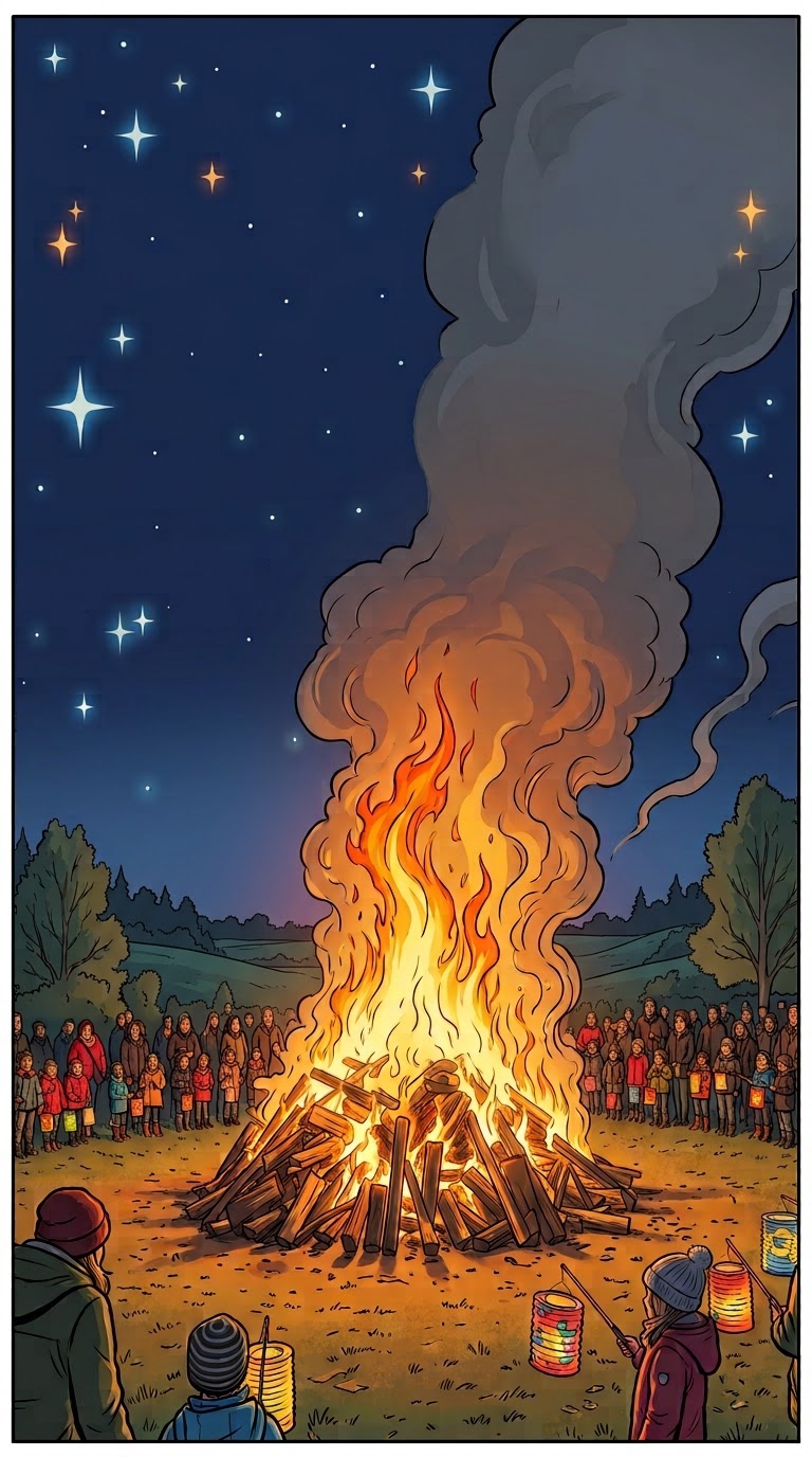Bild Martinsfeuer