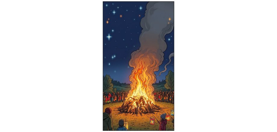 Bild Martinsfeuer